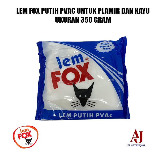 

Lem Putih Fox Refill Bungkus BIRU 350 Gr Lem PVAc Putih Fox 350 gram