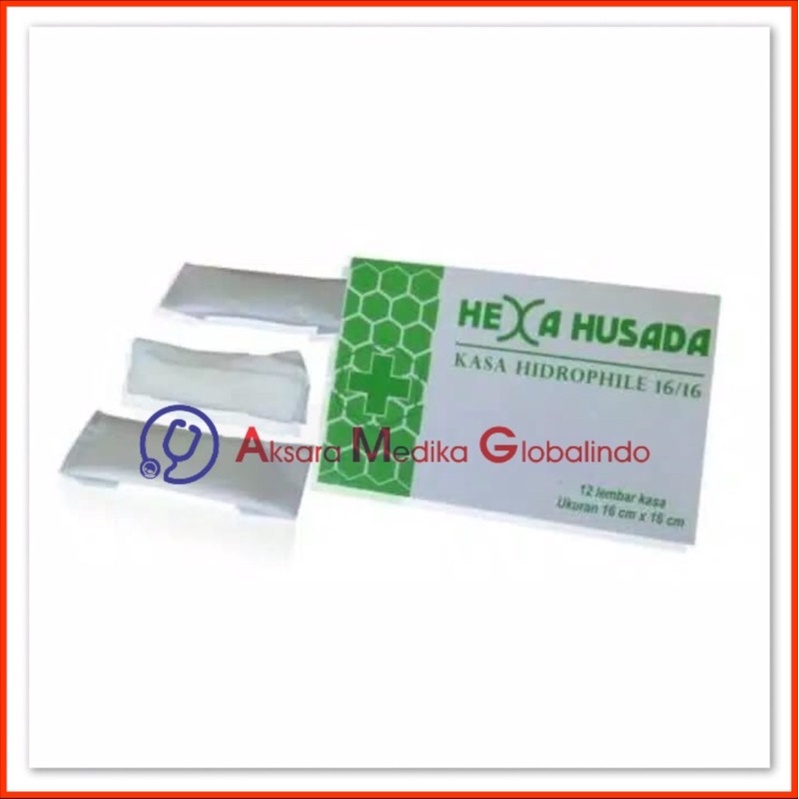 KASA HIDROFIL 16x16 CM HEXA HUSADA ASIA HUSADA #AMG