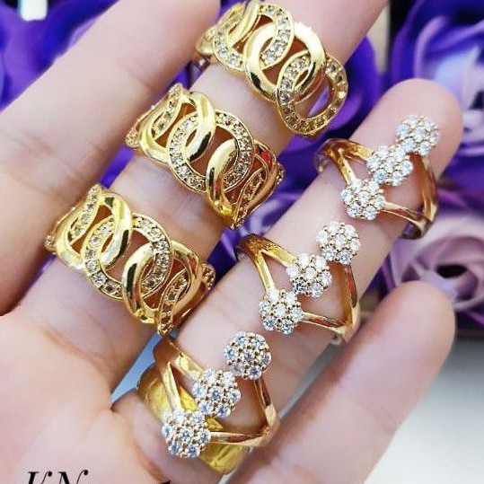 xuping cincin lapis emas 18k 0411l