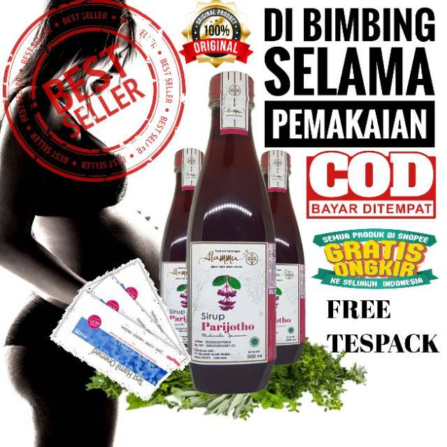 

(BAYAR DI TEMPAT) SIRUP PARIJOTO ASLI MURIA FREE TESPACK