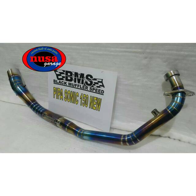 Knalpot Racing Honda Sonic stainless Bluemoon