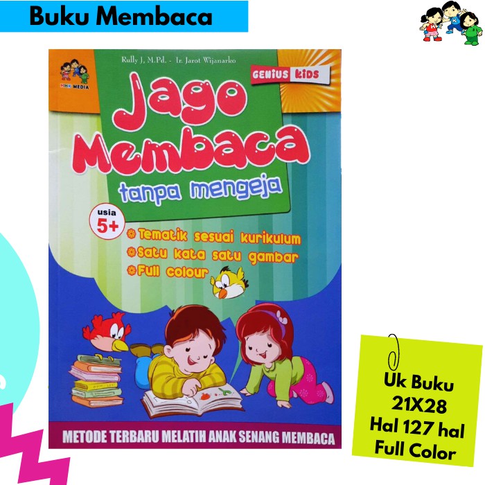 Happy Holy Kids-Buku Belajar Membaca-Jago Membaca Tanpa Mengeja 5+