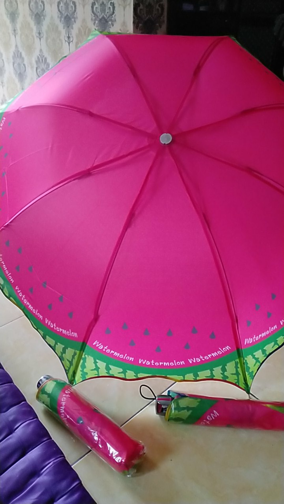 Payung Lipat 3 Motif Buah / Fruit Umbrella