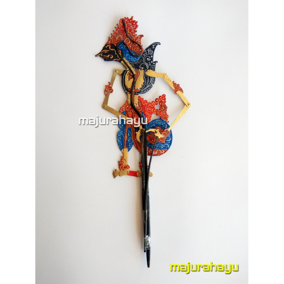 Miniatur Wayang Kulit Prabu Kresna