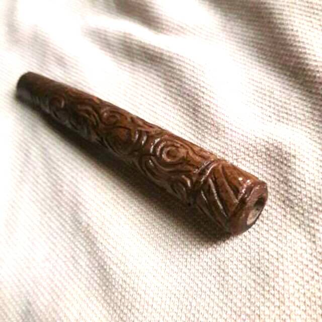 Pipa once full ukir  kayu bertuah gaharu  special