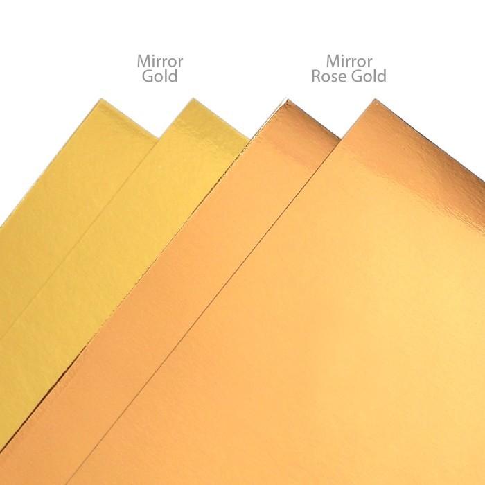 

Kertas Mirror 300 Gsm A3 - Gold, Rose Gold Kaca Emas