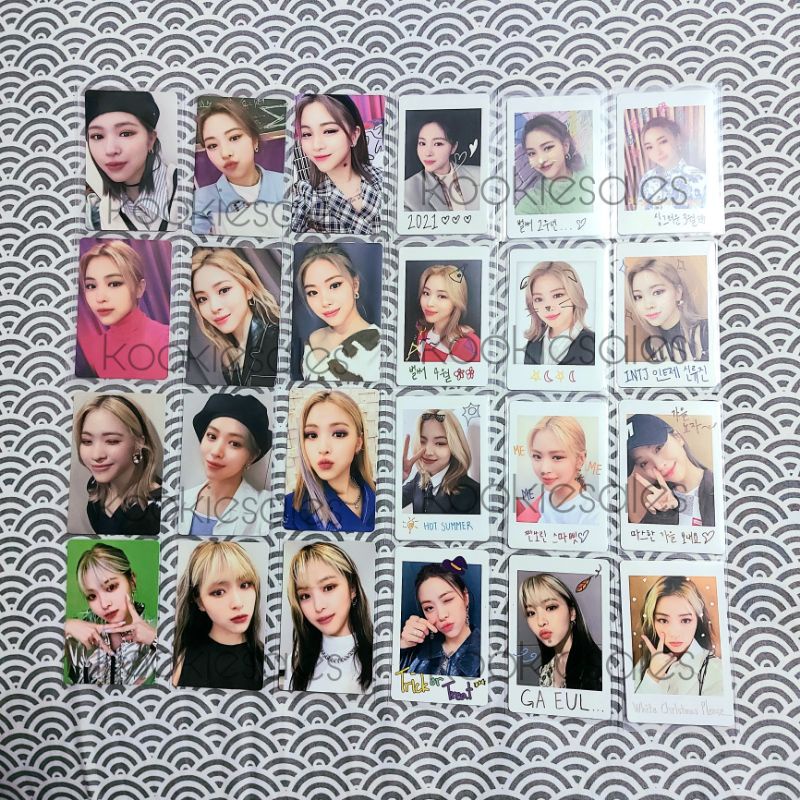 [EACH] ITZY Ryujin No Bad Days NBD 2021 Fullset Photocard PC Polaroid Pola January February March Ap