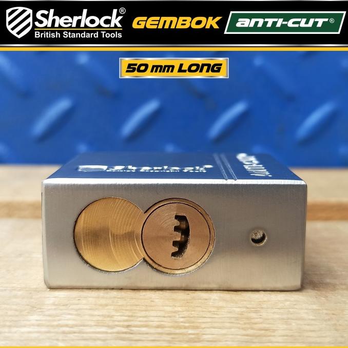 BOLEH DROPSHIP Gembok Original Sherlock Tools ANTI CUT 50 mm Panjang