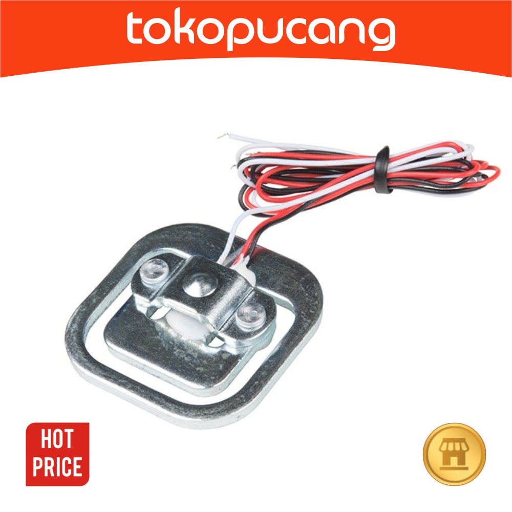 Sensor Berat Load Cell 50kg Half Bridge Weight Timbangan Badan Akurat