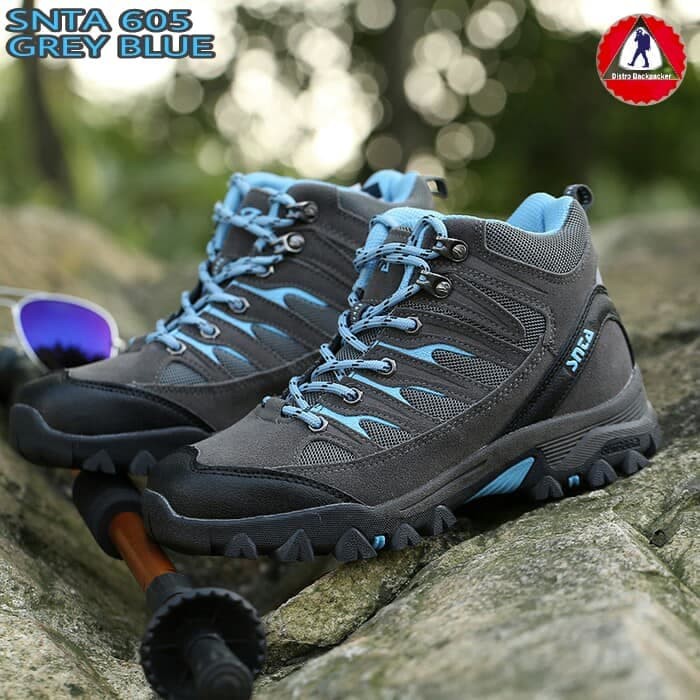 SEPATU GUNUNG WANITA SNTA 605 - Biru- 36