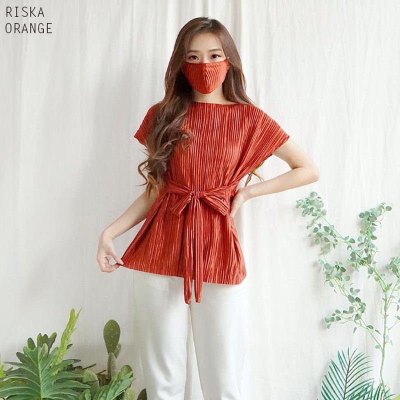 RISKA TOP - Atasan Wanita Blouse Wanita