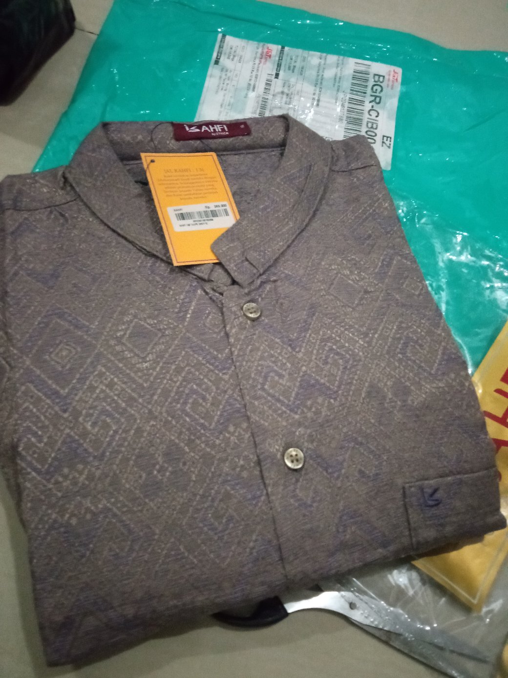 Sarimbit Couple Ethica Original Elfa 187 Taupe Grey