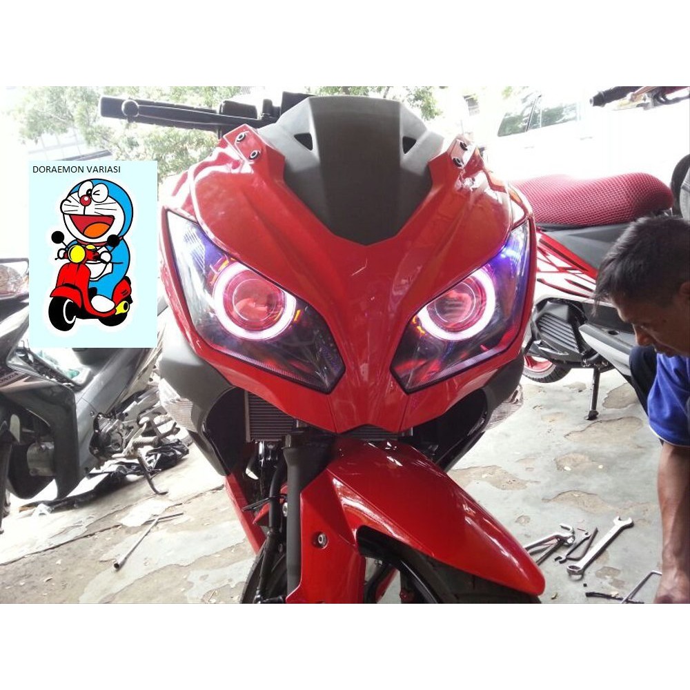 SALE projie ninja 250 fi with headlamp projie HID aes 6 7
