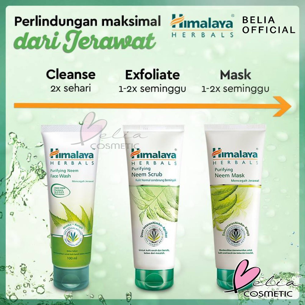 ❤ BELIA ❤ Himalaya All Series 50 100 150 | Purifying Neem Face Wash Oil Foam Aloe Scrub Mask Toner