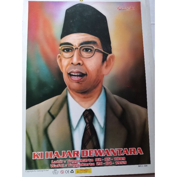 poster pahlawan Ki Hajar Dewantara