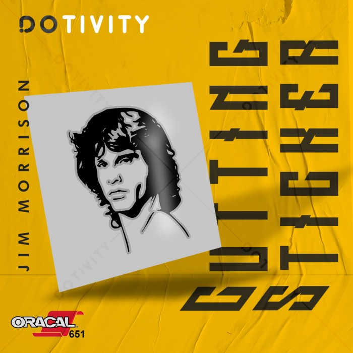 

Cutting Sticker JIM MORRISON (THE DOORS)
