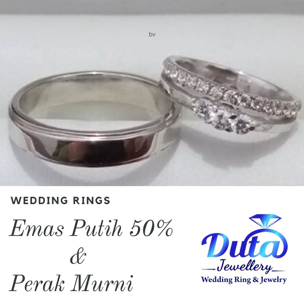 Cincin Kawin Emas Cincin Nikah Cincin Perak Murni Cincin Tunangan Cincin Couple