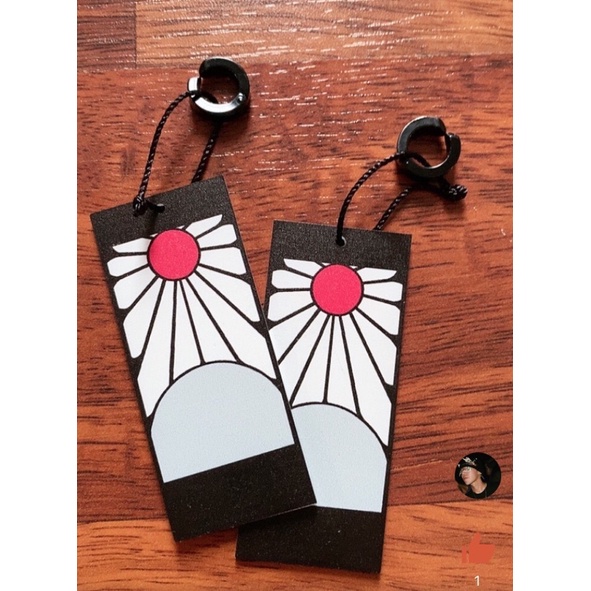 anting hanafuda tanjiro