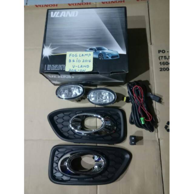 fooglamp lampu kabut honda brio 2016 on