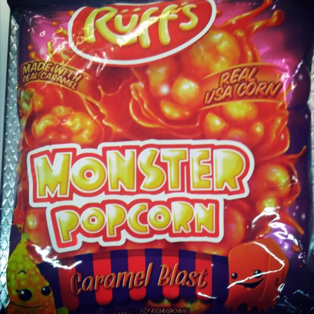 Ruffs Monster popcorn rasa caramel 80g
