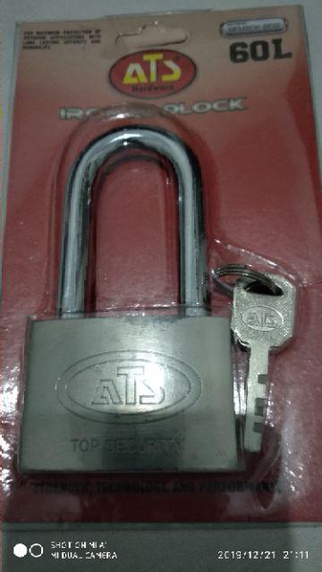 Gembok Ats Leher Panjang 60mm Kunci Gembok Rumah Ats 60 Mm Panjang