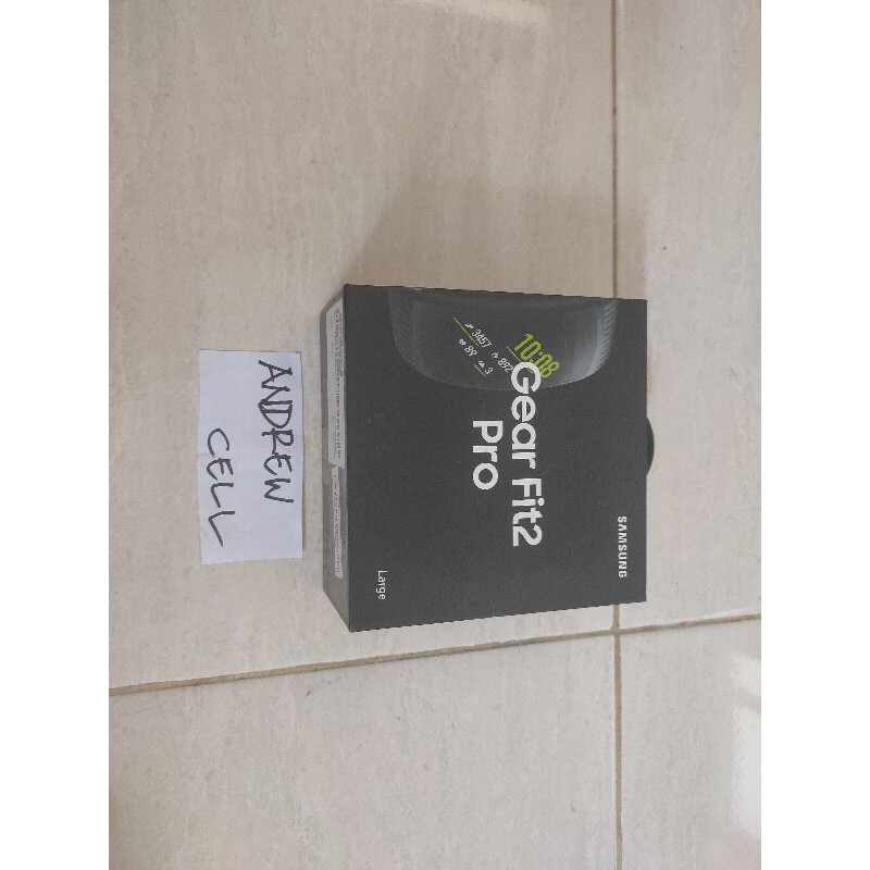 Samsung Gear Fit 2 Pro / Fit2 Pro, BLACK / HITAM, LARGE, Garansi Samsung Singapore