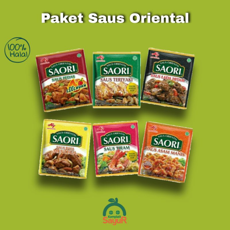 

Saori Saus Oriental Lengkap 23ml 100% HALAL