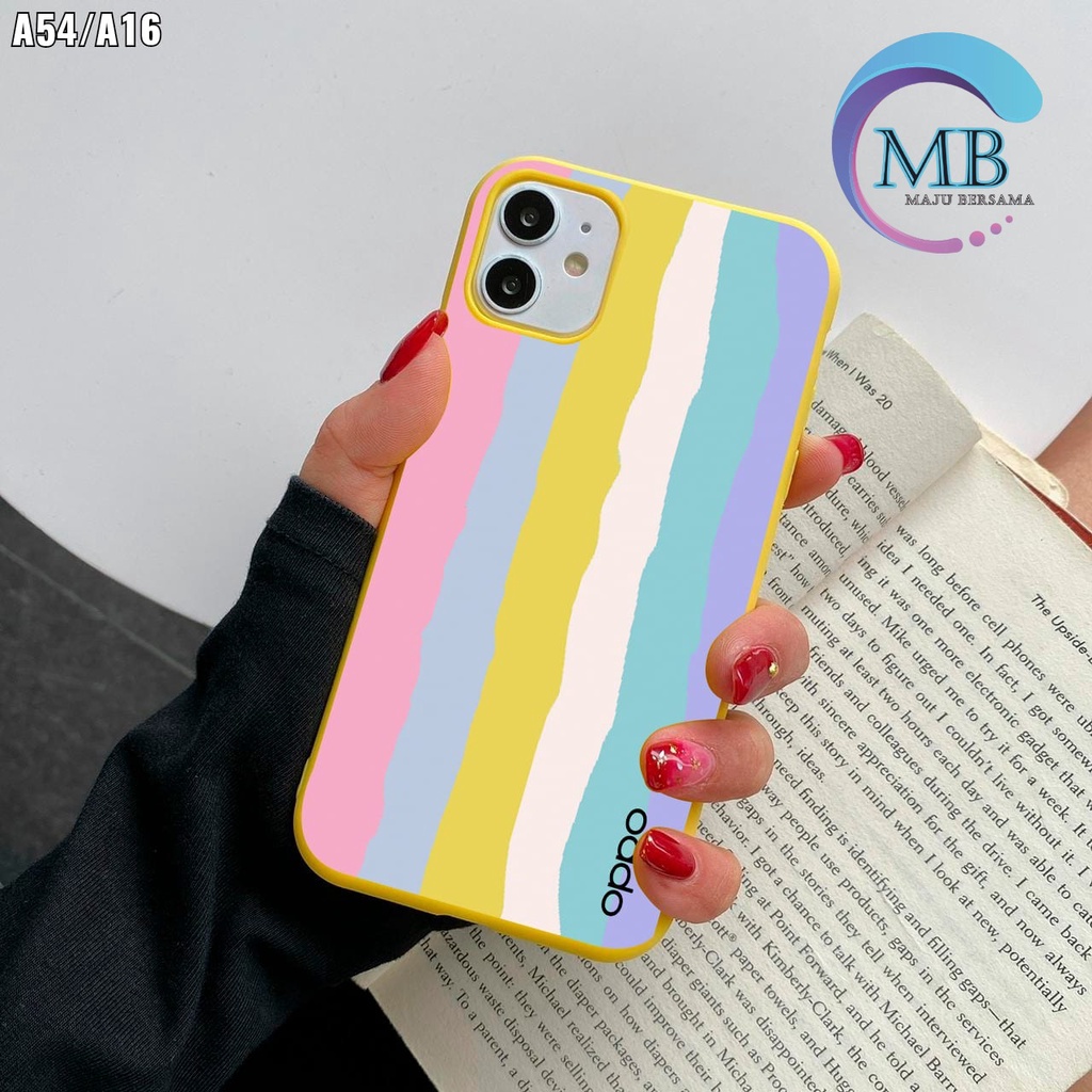 SS046 CASE RAINBOW OPPO A54 A16 A71 A83 RENO 4 4F 5F A94 MB2734