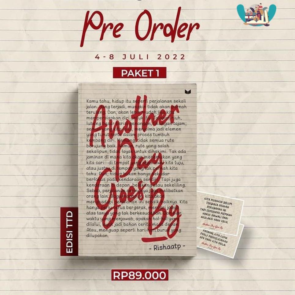 Bagus Banget.. Ready Novel Another Day Goes By karya Rishaatp