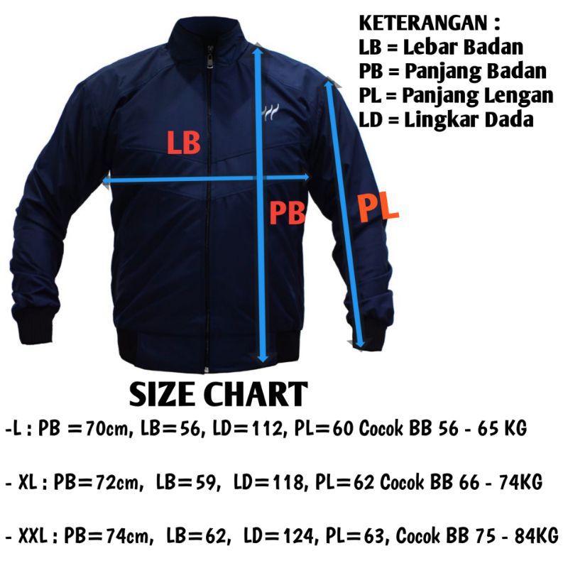 Jaket Casual Bahan Parasut Pria Original BKRS 037 Kasual Anti air Jacket Motor Cowok Parasit Anti Air Waterproof Boomber Bomber laki Dewasa Adem XXL Distro Bandung Murah Kerah Tinggi Touring Polos Katun Fleece