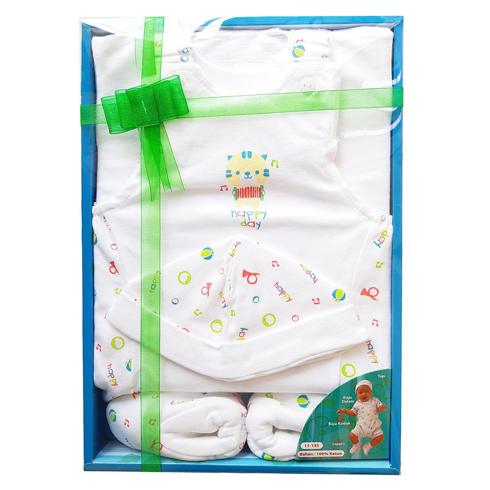 Kado Lahiran Baju Set Paket Perlengkapan Bayi Baru Lahir Kiddy Baby Set 11135