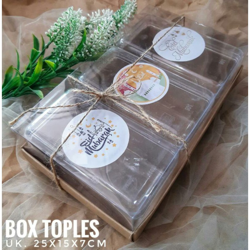 

10PC| BOX TOPLES MINI 350GRM isi 3 | BOX HAMPERS | BOX SOUVENIR