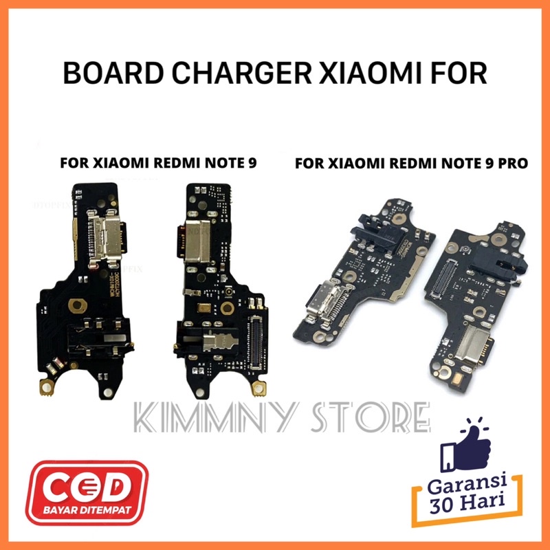 FLEXIBLE BOARD KONEKTOR CHARGER PAPAN CAS XIAOMI REDMI NOTE 9 / NOTE 9 PRO ORIGINAL