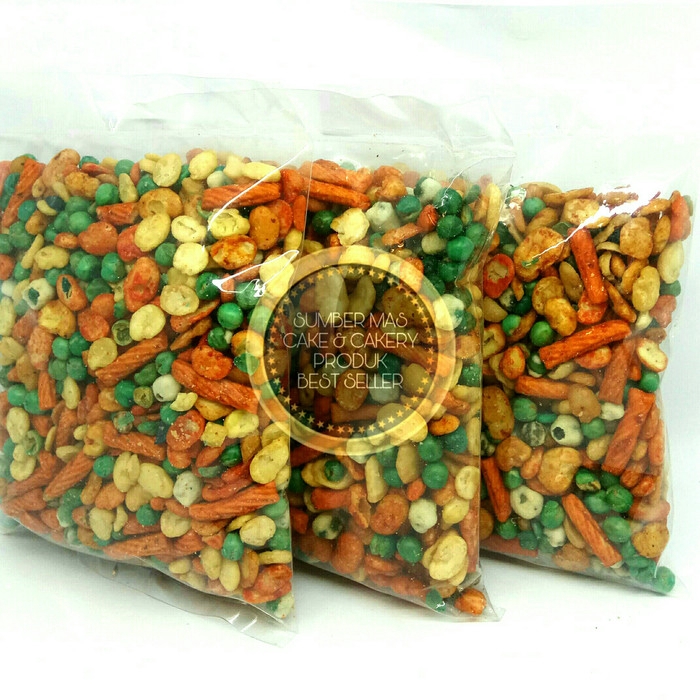 KACANG MIX/KACANG CAMPUR 250gr / MIX / KACANG JAIPONG MIX / SNACK KILOAN