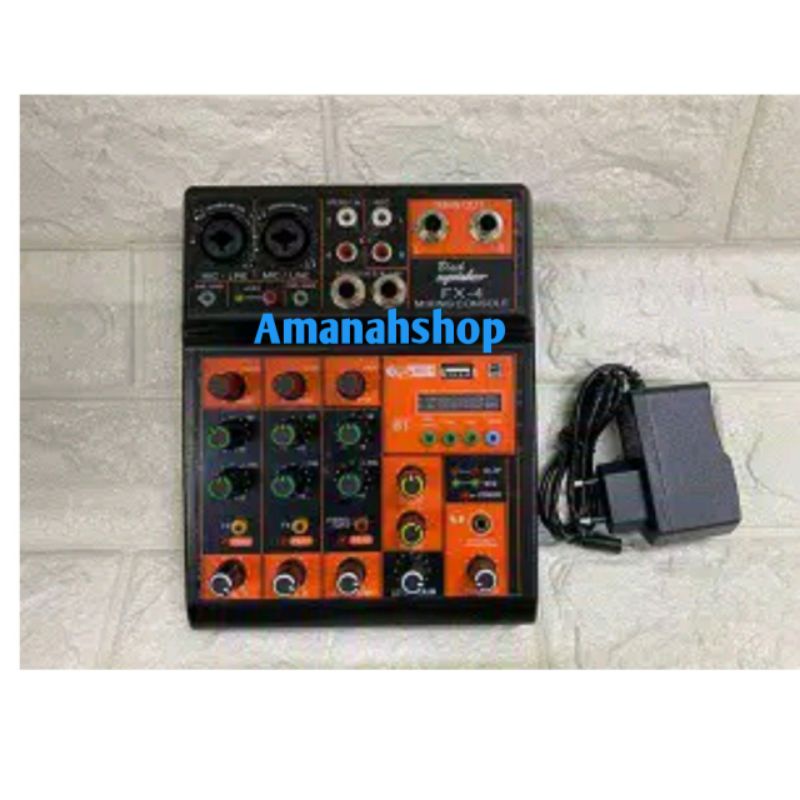 MIXER BLACKSPIDER FX4 MIXER BLACK SPIDER FX4 BLACK SPIDER FX 4