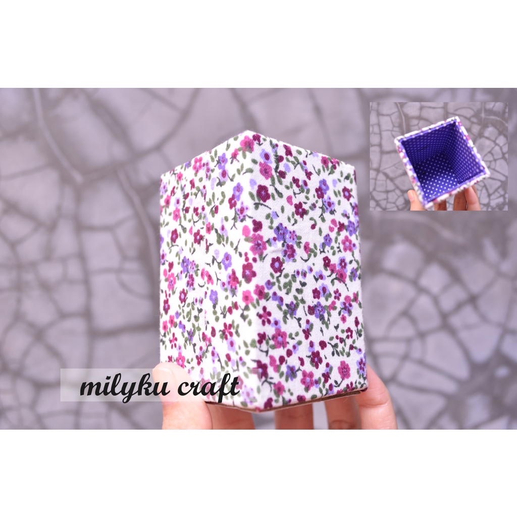 

Box/ Kotak Tempat Pensil/Pencil Case/Box-Floral Purple