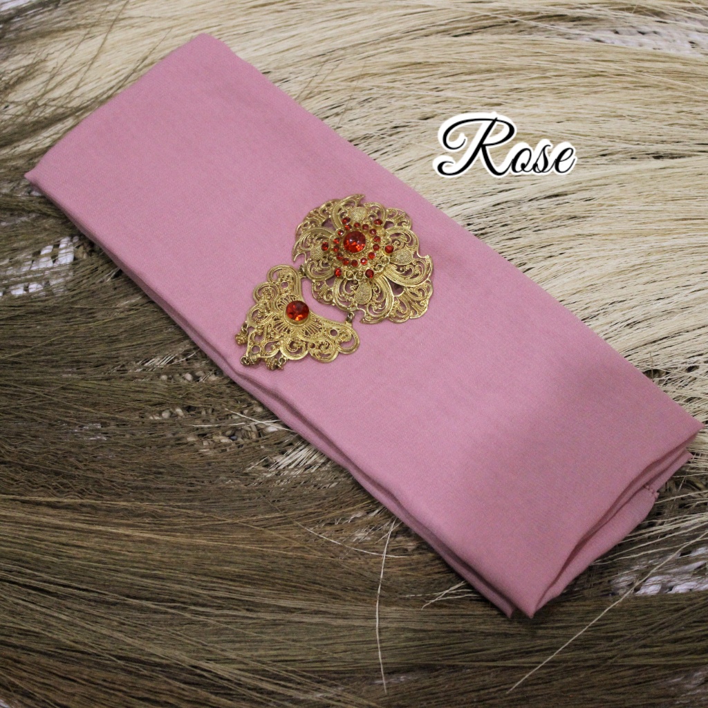 Selendang Sifon Hycon | Selendang Bali | Senteng-Rose