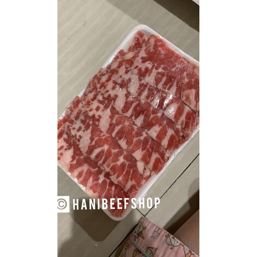 

Daging Beef Wagyu Slice Import US 500gr / Pack