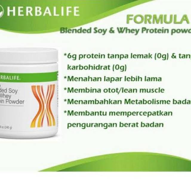 Herbalife personalized protein powder formula 3 mengandung 5 gram protein dalam saru sendok........