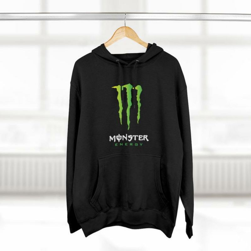 S - XXXXXL(6XL) Jaket Hoodie Pullover MONSTER ENERGY Big Size OVERSIZE Sweater Pria Wanita Jumbo