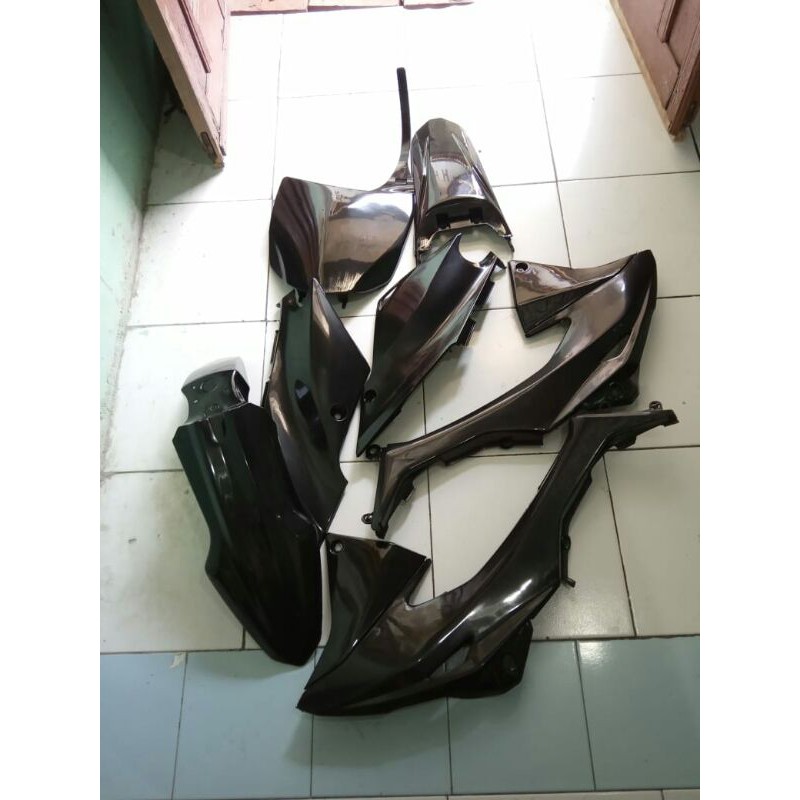 Cover body set klx 150 bf dtracker cover tangki klx cover body spakbor depan
