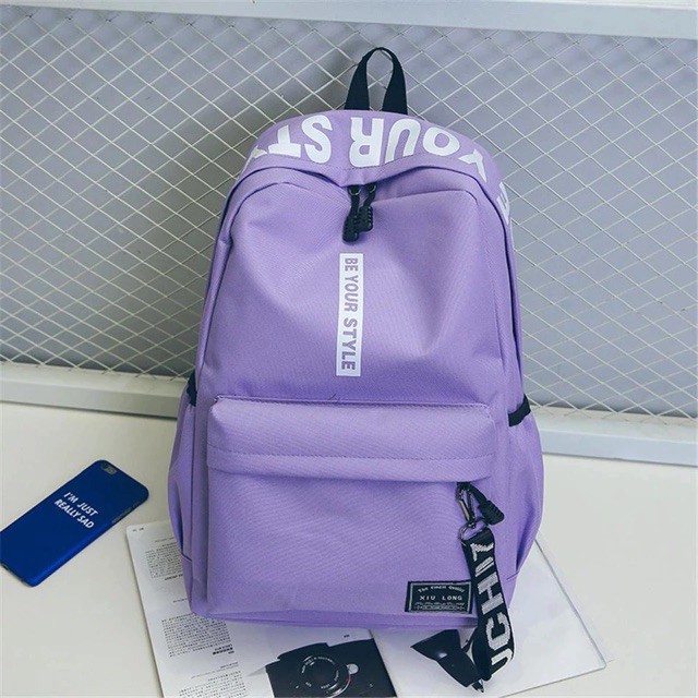 TAS BE YOUR STYLE -TAS Ransel Backpack Korea Ransel Sekolah SWAG MORYMONY