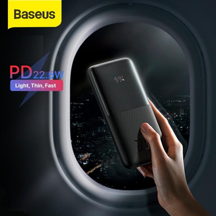 Baseus Powerbank Bipow Pro 10.000 mAh 22.5W - Quick Charging 3.0 USB Type C PD - Garansi Resmi 6 Bulan