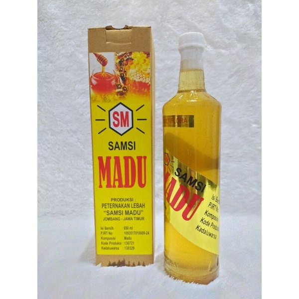 

Samsi Madu, Madu Murni (650ml). Bunga Multiflora.
