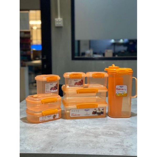 TOPLES PLASTIK SERBAGUNA HAWAII STORAGE SET OF 14