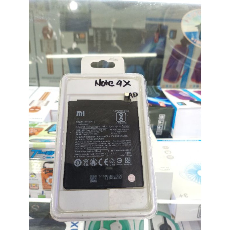 baterai xiaomi note 4x