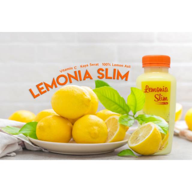 Lemonia Slim/sari lemon/obat herbal/diet herbal/minuman diet/minuman pelangsing/lemon/lemon asli