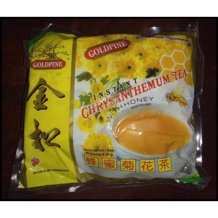 

xybg teh kembang bunga krisan / chrysanthemum tea instant goldpine 20sachet 29ek