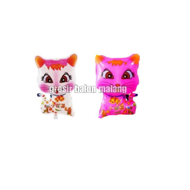 Balon foil kucing/marie cat duduk