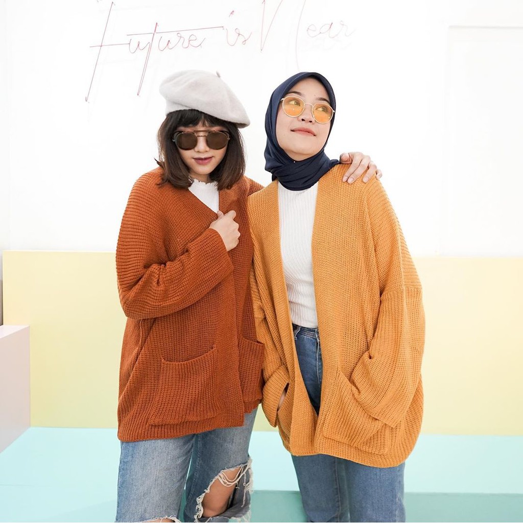 Cardigan Rajut Oversize Lavella premium 7 gauge by Galleraj-7